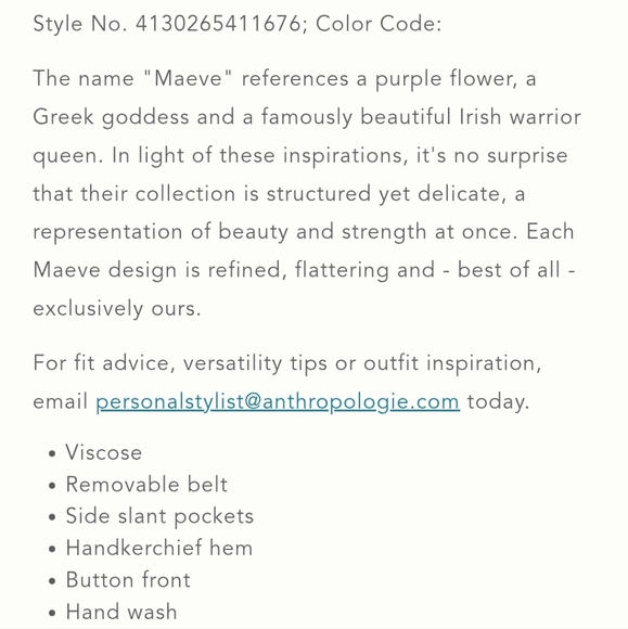 Maeve Anthropologie Red Daisy Midi Shirtdress US 6 - Picture 15 of 15